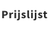 Prijslijst